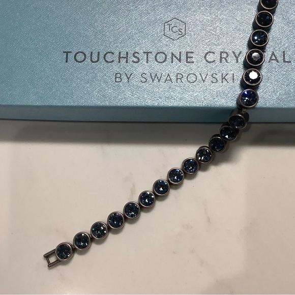 Touchstone Crystal Vintage Denim Ice Bracelet - Picture 1 of 3